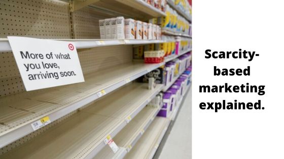 Scarcity based marketing