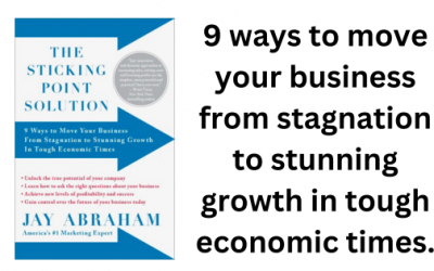 The Sticking Point Solution. By Jay Abraham (Book Summary)